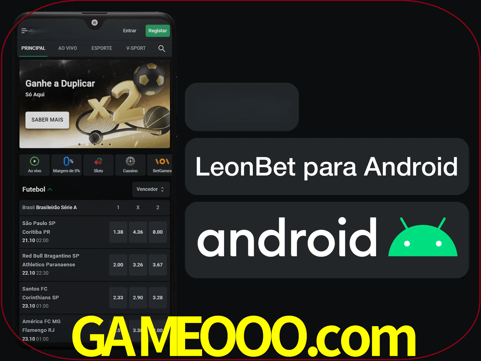 Adquira sua versão poket de LeonBet.