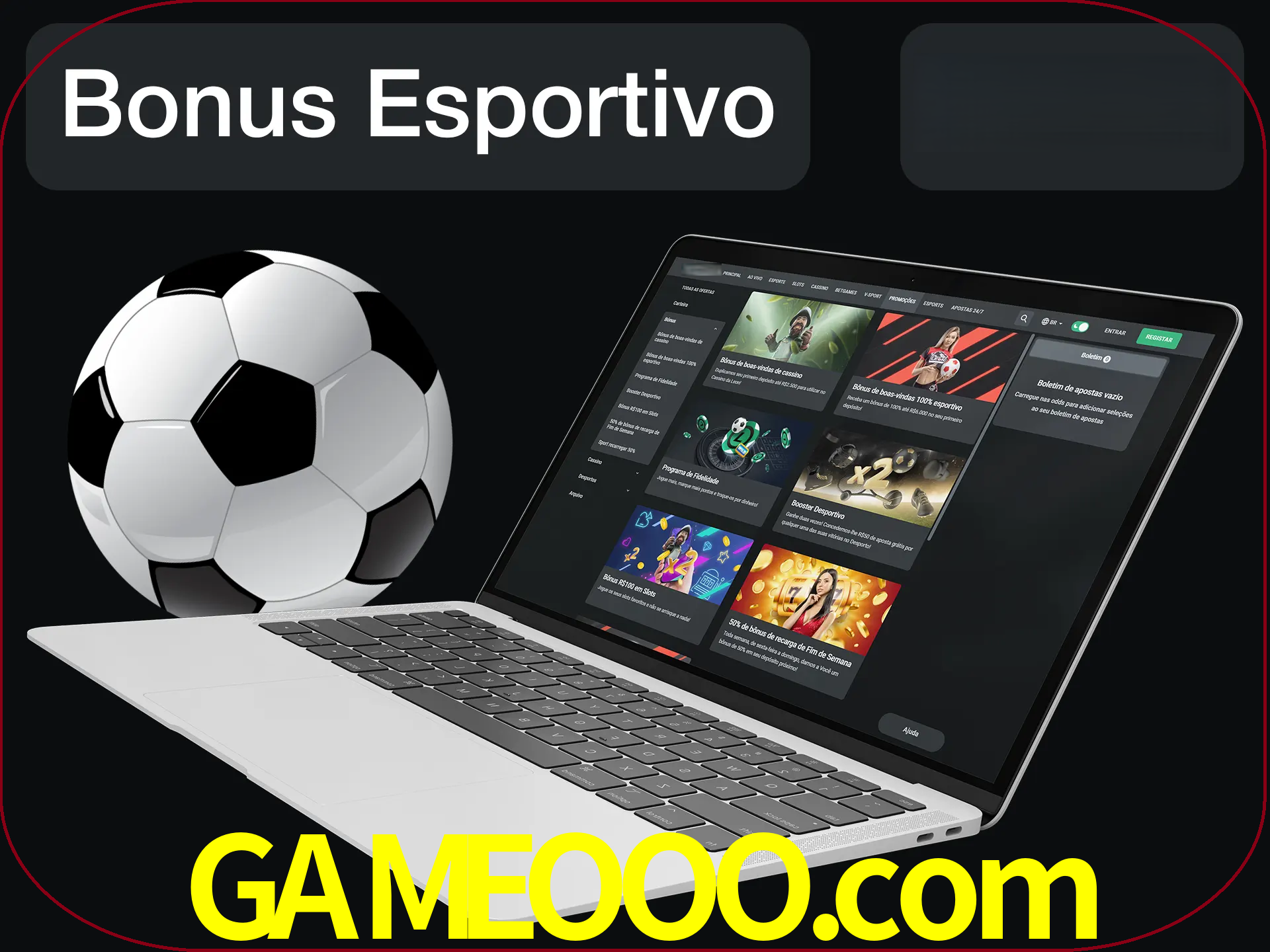 Antes de começar a apostar, use o bônus esportivo.