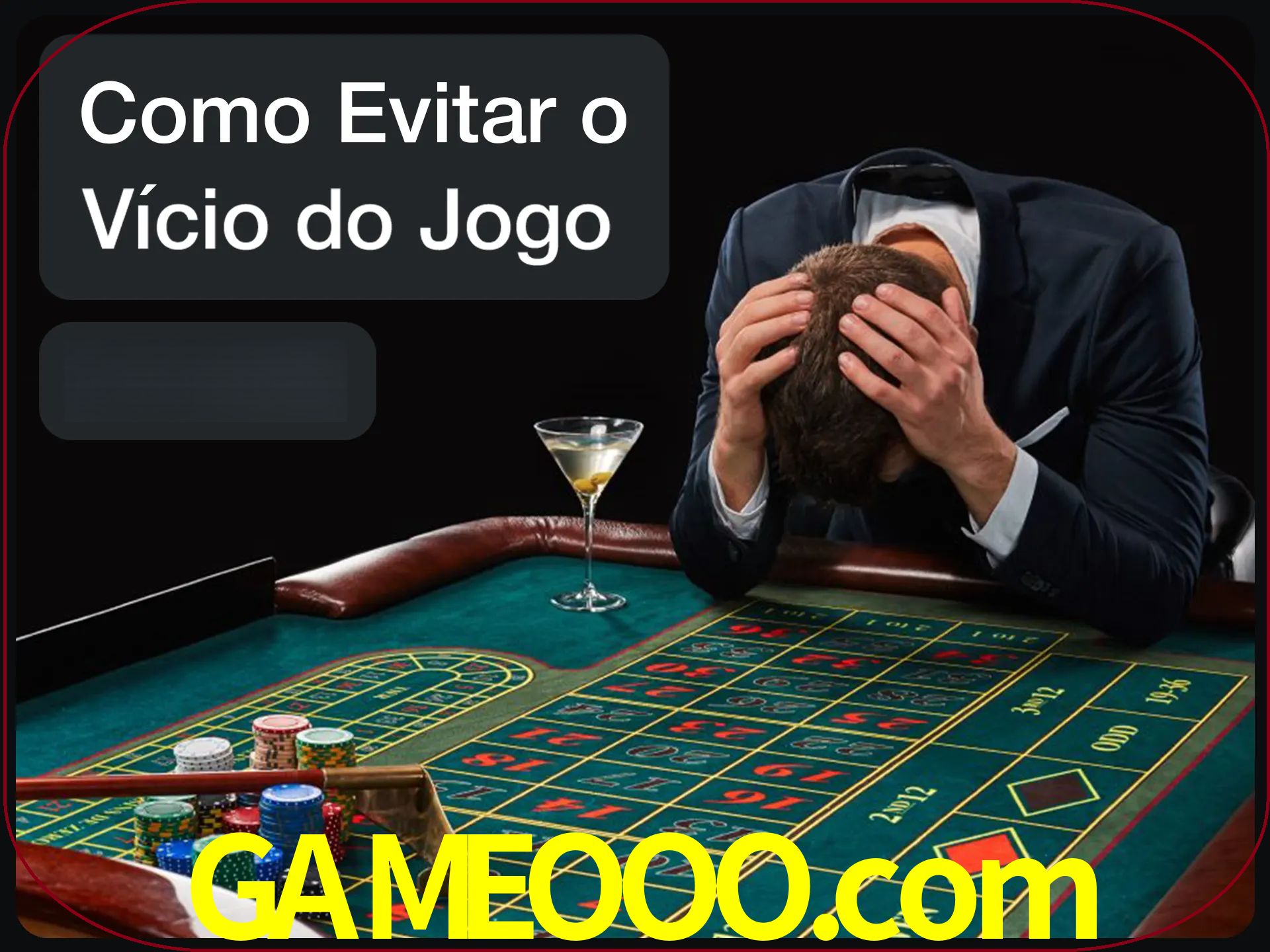 Você é responsável por cada uma de suas apostas.